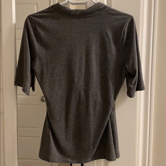 Banana Republic Gray WrapTop - Picture 2 of 3